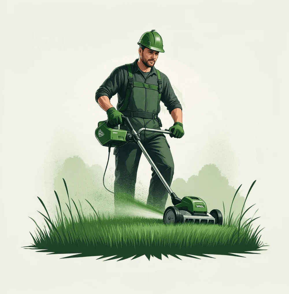 Выполняем работы по покосу травы, борщевика, расчистке участков от поросли и мелколесья